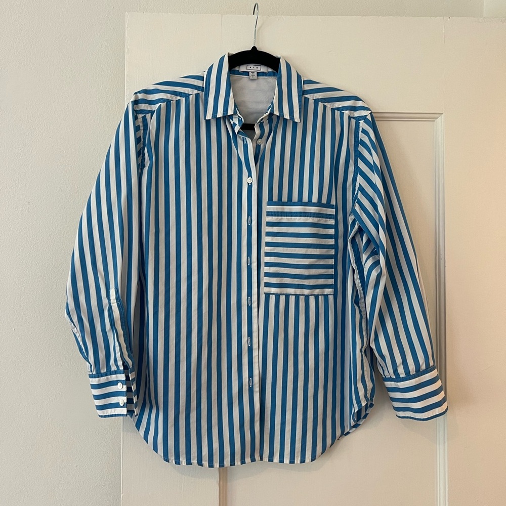 AYR blue striped button down XS (old version they don’t sell anymore)